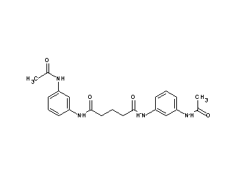 N,N'-bis[3-(acetylamino)phenyl]pentanediamide