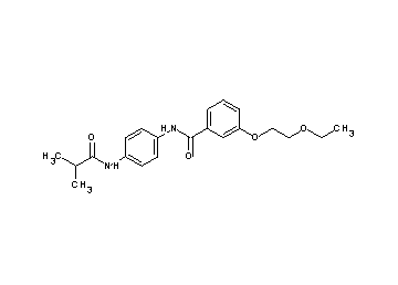 3-(2-ethoxyethoxy)-N-[4-(isobutyrylamino)phenyl]benzamide