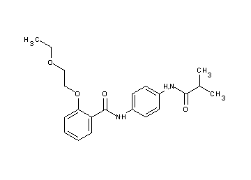 2-(2-ethoxyethoxy)-N-[4-(isobutyrylamino)phenyl]benzamide