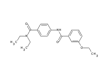 N-{4-[(diethylamino)carbonyl]phenyl}-3-ethoxybenzamide