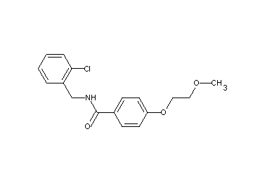 N-(2-chlorobenzyl)-4-(2-methoxyethoxy)benzamide
