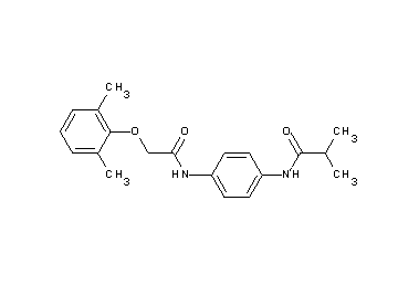 N-(4-{[(2,6-dimethylphenoxy)acetyl]amino}phenyl)-2-methylpropanamide - Click Image to Close