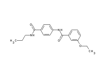 3-ethoxy-N-{4-[(propylamino)carbonyl]phenyl}benzamide