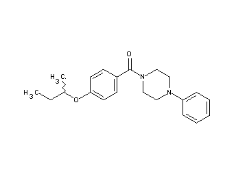 1-(4-sec-butoxybenzoyl)-4-phenylpiperazine