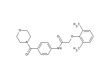2-(2,6-dimethylphenoxy)-N-[4-(4-morpholinylcarbonyl)phenyl]acetamide