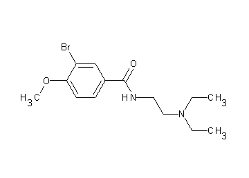 3-bromo-N-[2-(diethylamino)ethyl]-4-methoxybenzamide