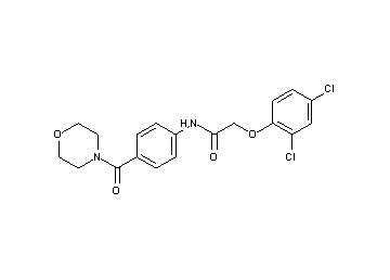 2-(2,4-dichlorophenoxy)-N-[4-(4-morpholinylcarbonyl)phenyl]acetamide