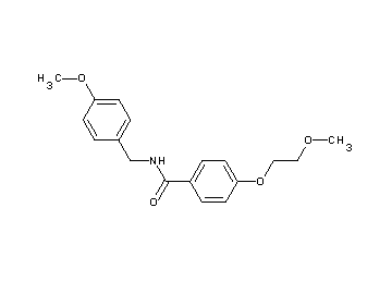 N-(4-methoxybenzyl)-4-(2-methoxyethoxy)benzamide