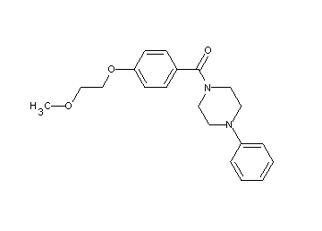 1-[4-(2-methoxyethoxy)benzoyl]-4-phenylpiperazine