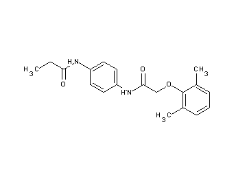 N-(4-{[2-(2,6-dimethylphenoxy)acetyl]amino}phenyl)propanamide