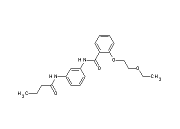 N-[3-(butyrylamino)phenyl]-2-(2-ethoxyethoxy)benzamide