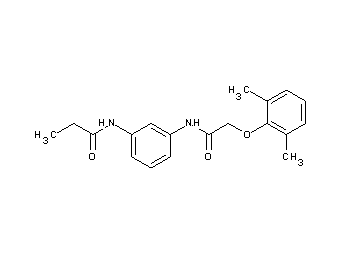 N-(3-{[2-(2,6-dimethylphenoxy)acetyl]amino}phenyl)propanamide