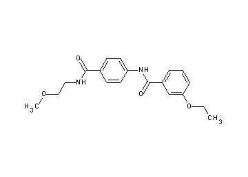 3-ethoxy-N-(4-{[(2-methoxyethyl)amino]carbonyl}phenyl)benzamide