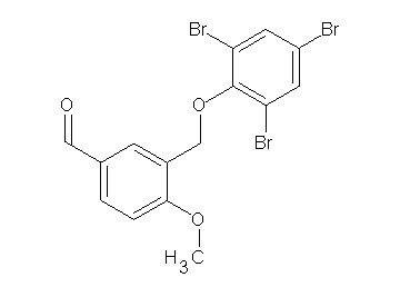 4-methoxy-3-[(2,4,6-tribromophenoxy)methyl]benzaldehyde