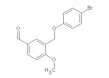 3-[(4-bromophenoxy)methyl]-4-methoxybenzaldehyde