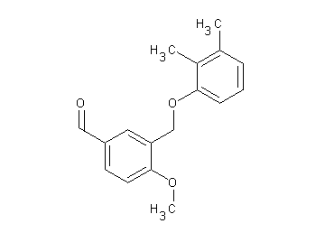 3-[(2,3-dimethylphenoxy)methyl]-4-methoxybenzaldehyde