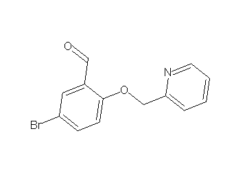 5-bromo-2-(2-pyridinylmethoxy)benzaldehyde