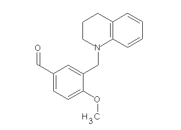 3-(3,4-dihydro-1(2H)-quinolinylmethyl)-4-methoxybenzaldehyde