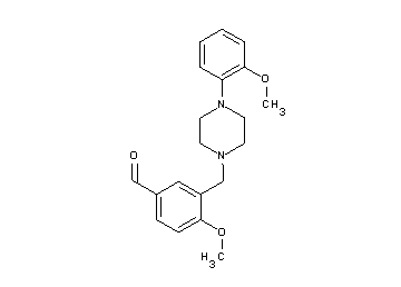 4-methoxy-3-{[4-(2-methoxyphenyl)-1-piperazinyl]methyl}benzaldehyde
