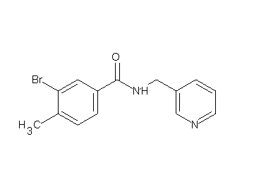3-bromo-4-methyl-N-(3-pyridinylmethyl)benzamide
