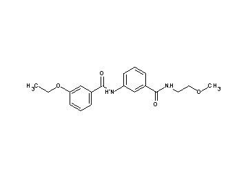 3-ethoxy-N-(3-{[(2-methoxyethyl)amino]carbonyl}phenyl)benzamide