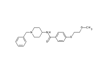 N-(1-benzyl-4-piperidinyl)-4-(2-methoxyethoxy)benzamide