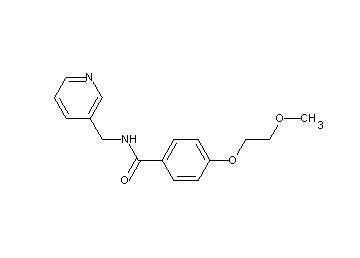 4-(2-methoxyethoxy)-N-(3-pyridinylmethyl)benzamide