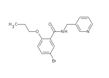 5-bromo-2-propoxy-N-(3-pyridinylmethyl)benzamide