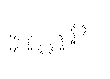 N-[4-({[(3-chlorophenyl)amino]carbonyl}amino)phenyl]-2-methylpropanamide - Click Image to Close
