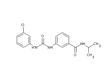 3-({[(3-chlorophenyl)amino]carbonyl}amino)-N-isopropylbenzamide