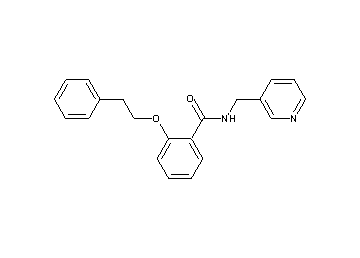 2-(2-phenylethoxy)-N-(3-pyridinylmethyl)benzamide