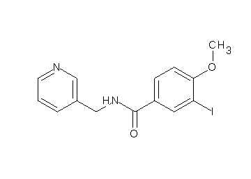 3-iodo-4-methoxy-N-(3-pyridinylmethyl)benzamide