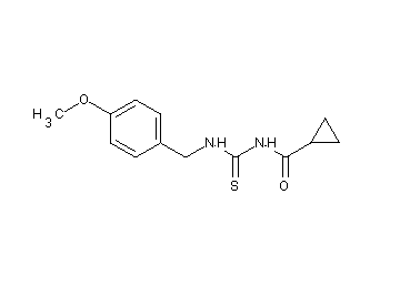 N-{[(4-methoxybenzyl)amino]carbonothioyl}cyclopropanecarboxamide - Click Image to Close