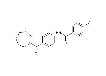 N-[4-(1-azepanylcarbonyl)phenyl]-4-fluorobenzamide