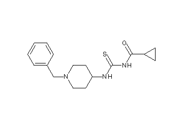 N-{[(1-benzyl-4-piperidinyl)amino]carbonothioyl}cyclopropanecarboxamide