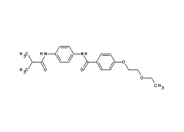 4-(2-ethoxyethoxy)-N-[4-(isobutyrylamino)phenyl]benzamide