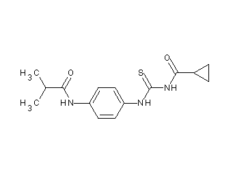 N-({[4-(isobutyrylamino)phenyl]amino}carbonothioyl)cyclopropanecarboxamide