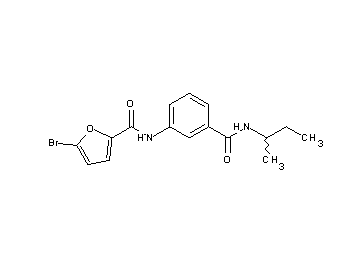 5-bromo-N-{3-[(sec-butylamino)carbonyl]phenyl}-2-furamide