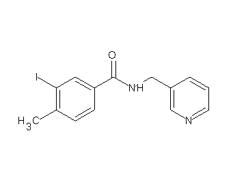 3-iodo-4-methyl-N-(3-pyridinylmethyl)benzamide