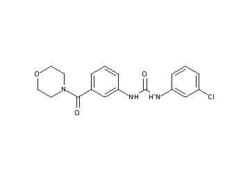 N-(3-chlorophenyl)-N'-[3-(4-morpholinylcarbonyl)phenyl]urea