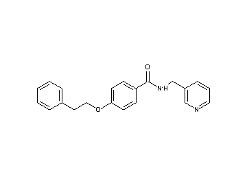 4-(2-phenylethoxy)-N-(3-pyridinylmethyl)benzamide