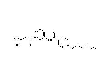 N-isopropyl-3-{[4-(2-methoxyethoxy)benzoyl]amino}benzamide