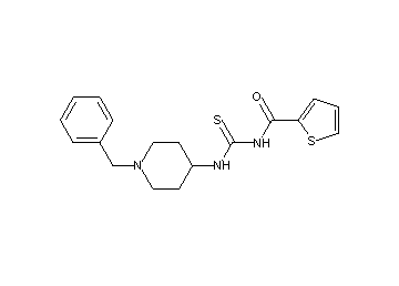 N-{[(1-benzyl-4-piperidinyl)amino]carbonothioyl}-2-thiophenecarboxamide