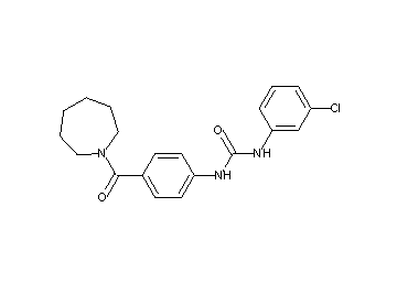 N-[4-(1-azepanylcarbonyl)phenyl]-N'-(3-chlorophenyl)urea