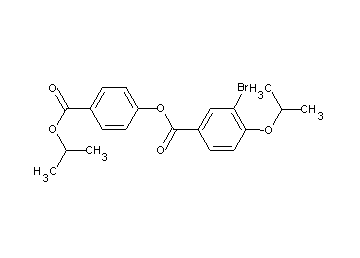 4-(isopropoxycarbonyl)phenyl 3-bromo-4-isopropoxybenzoate