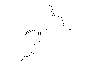 1-(2-methoxyethyl)-5-oxo-3-pyrrolidinecarbohydrazide
