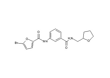 5-bromo-N-(3-{[(tetrahydro-2-furanylmethyl)amino]carbonyl}phenyl)-2-furamide