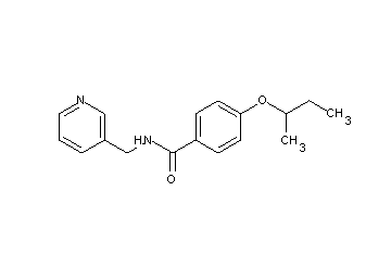 4-sec-butoxy-N-(3-pyridinylmethyl)benzamide