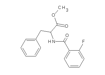 methyl N-(2-fluorobenzoyl)phenylalaninate