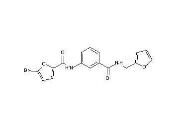5-bromo-N-(3-{[(2-furylmethyl)amino]carbonyl}phenyl)-2-furamide